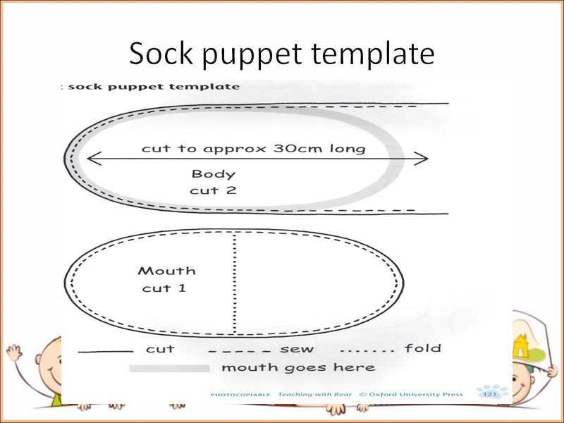 Sock puppet template